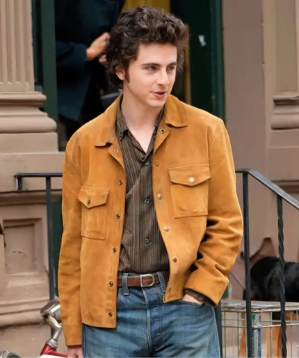 A Complete Unknown Timothée Chalamet Leather Jacket