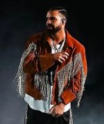 Houston Rodeo Drake Brown Fringe Jacket