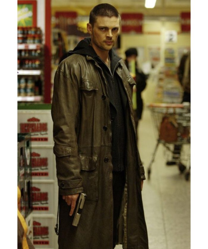 Karl Urban Bourne Supremacy Kirill Leather Coat